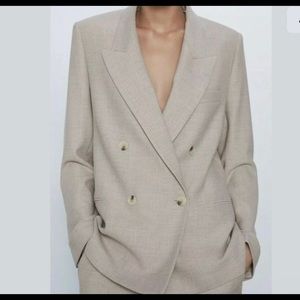 Oatmeal Zara blazer